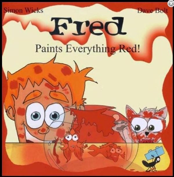 Fred Paints Everything Red cover